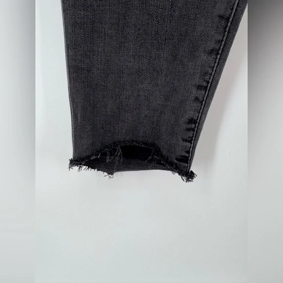 FRAME Le Skinny De Jeanne Distressed Gray Jeans - Picture 3 of 9